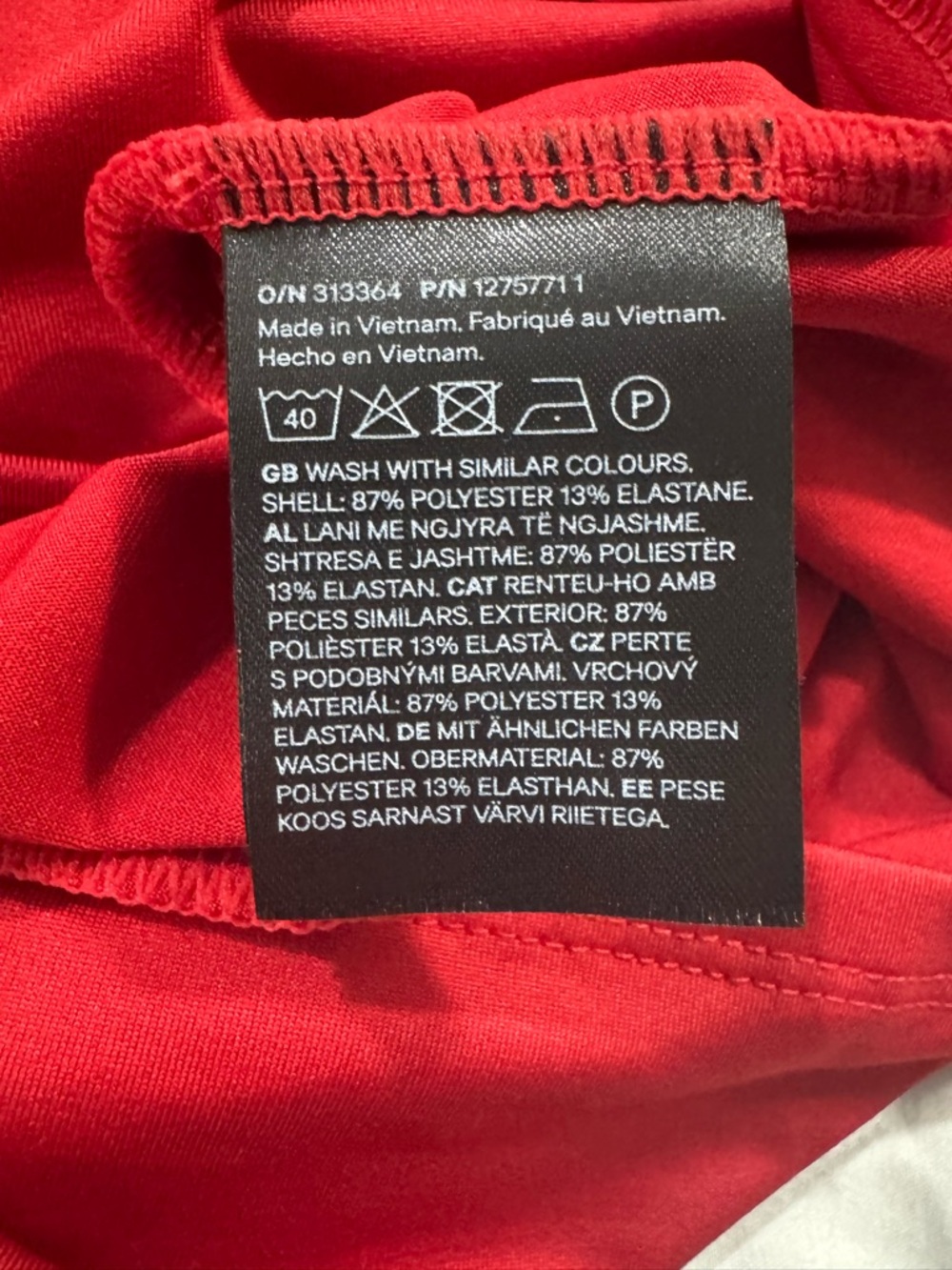 H&M Divided Red Ruched Bodycon Mini Dress - Picture 5 of 5